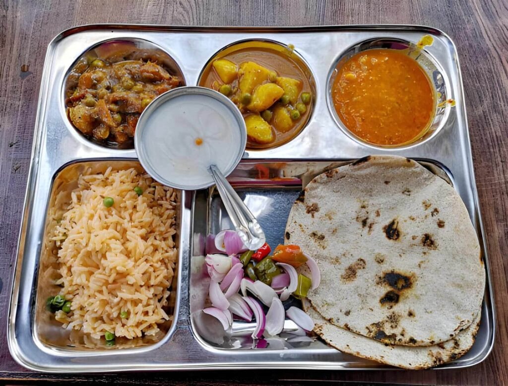 Indian thali