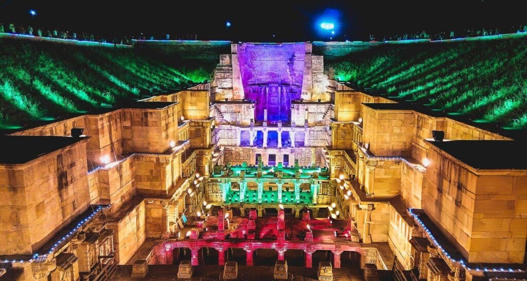 Intricate carvings of Rani ki Vav stepwell