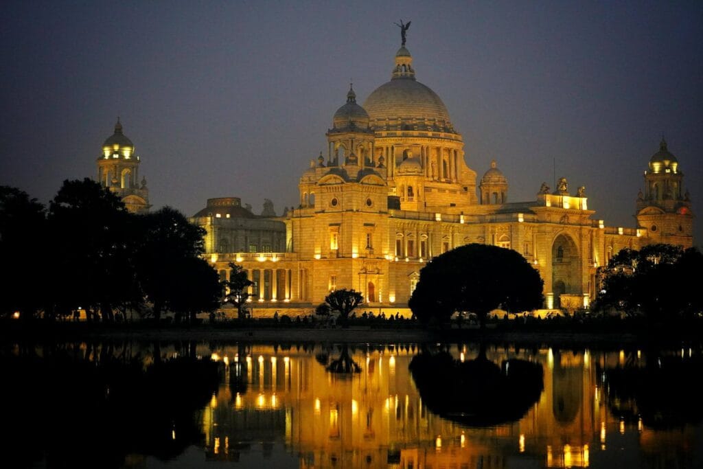 Victoria memorial Kolkata Night view