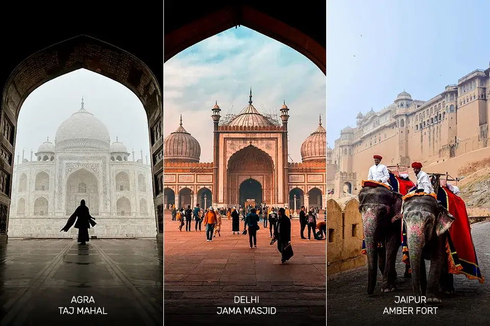 famous golden triangle places