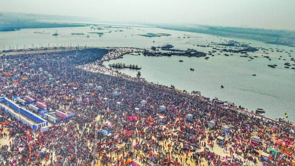 Kumbh Mela in Prayagraj massive spiritual gathering and holy river bathing