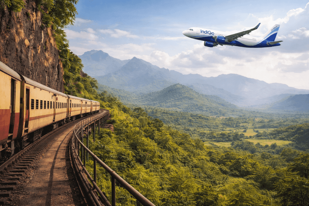 Train vs Flight in India for Travel