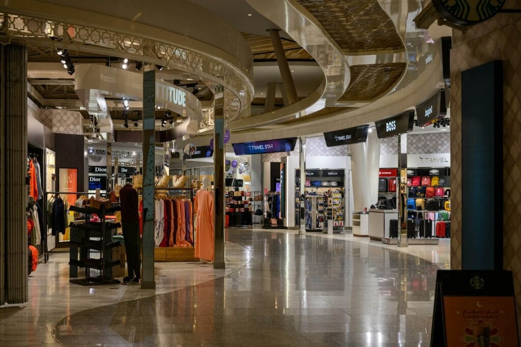 Airport stores for buy prodcts & SIM