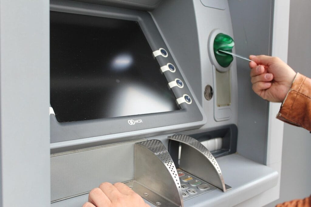 ATM cash withdrawal
