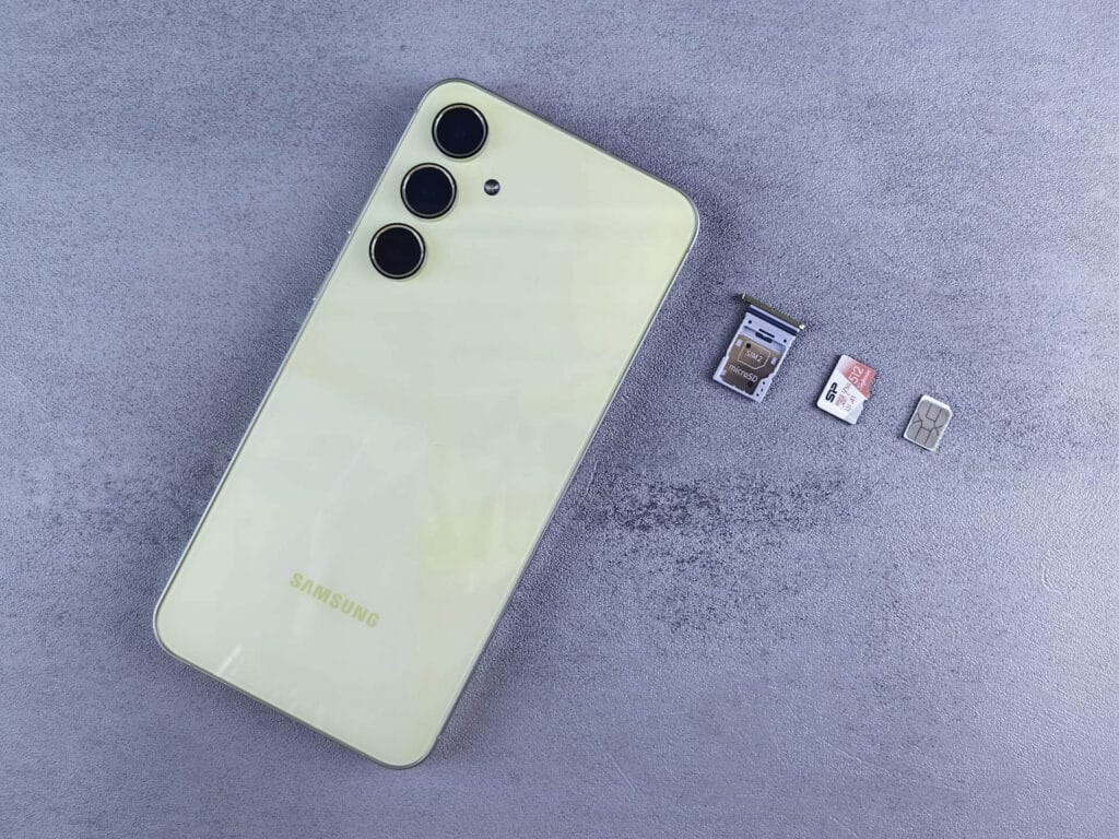 Smartphone with sim-card