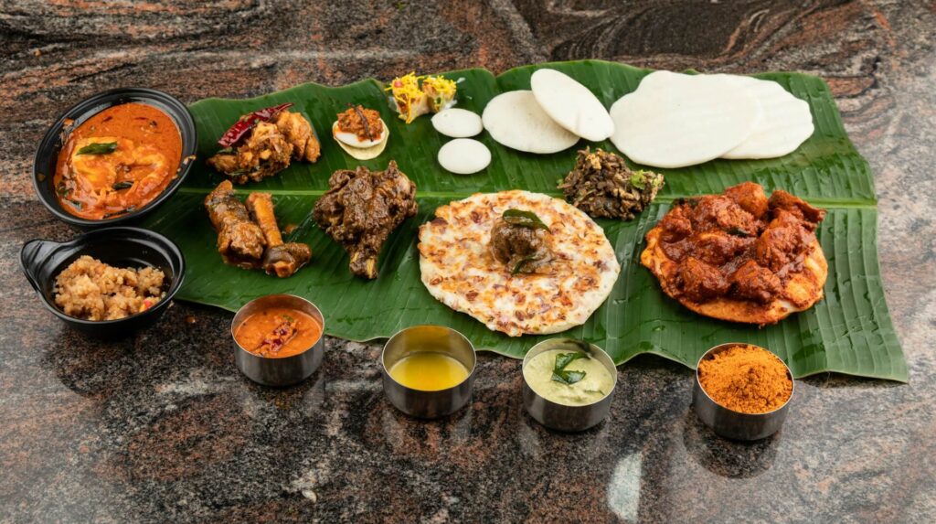 Fresh Indian breakfast street food