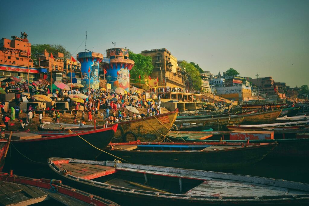 Ghats on the Ganges