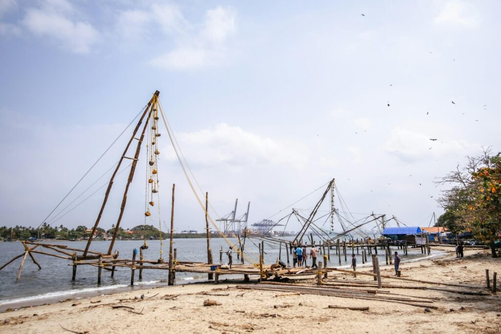 Fort kochi fishing nets
